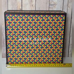 Kurt Geiger Rainbow Pattern Storage Box - Multicolor